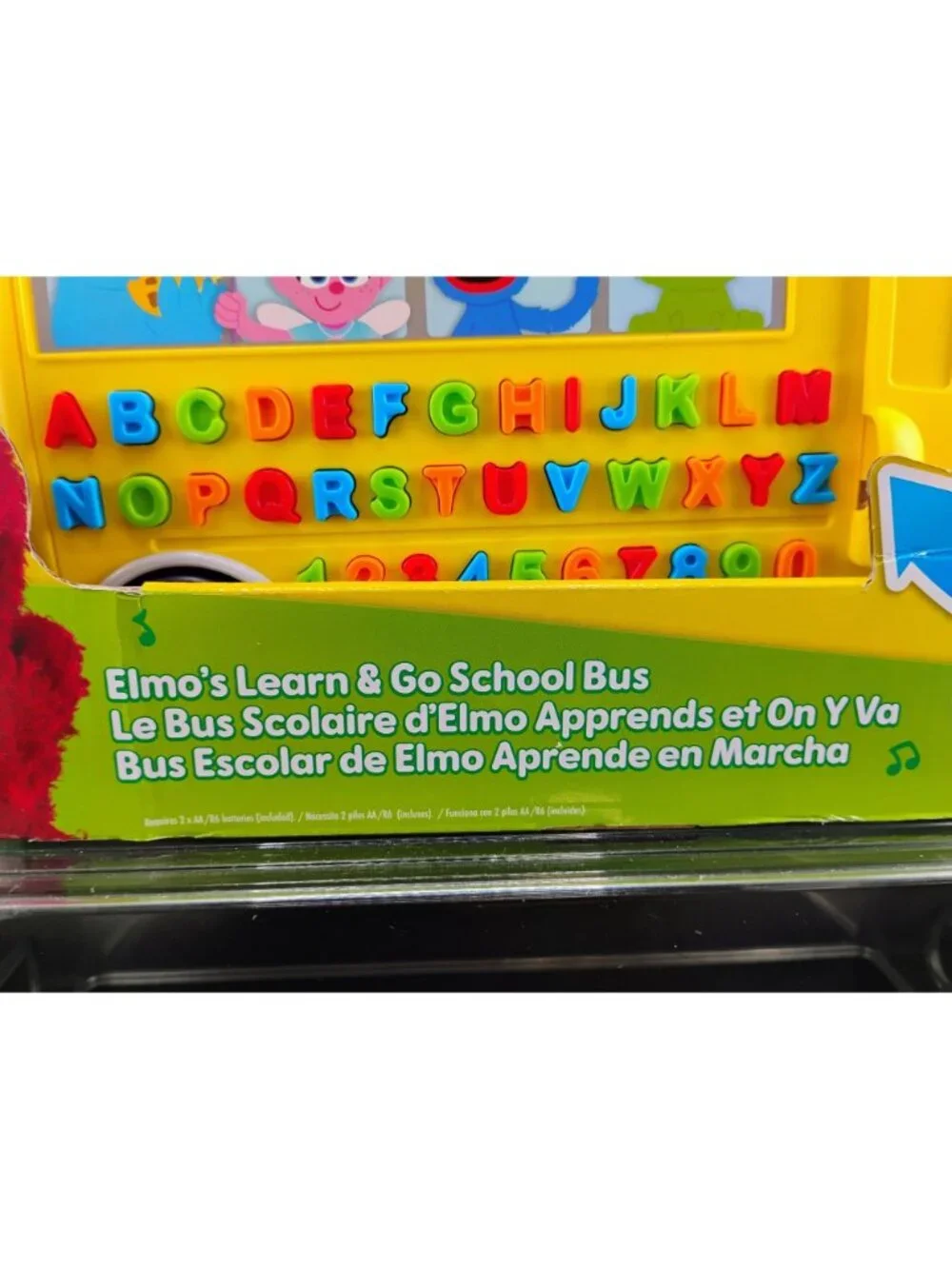 Sesame Street Elmos Learn & Go School Bus Educational Toy